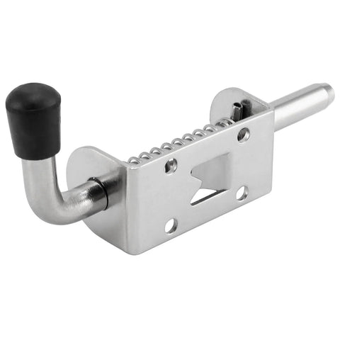 12 Pack 5 Inch Silver Spring Loaded Latch Pins For Doors And Cabinets 304 Stainless Steel Door Latch Pins With Pre Drilled Holes