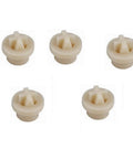 Pump Company MCCVDB0 Check Valve Duckbill Only 5-Pack, beige duckbill valves arranged in a row