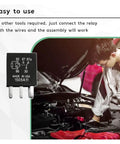 4 Pack 5 Pin 40A Fuel Pump Relay For 12V Auto Use Replacement Power Relay G8V RH 1C7T R DC12 Engine Horn Trunk Solenoid Compatible Standard Car Electrical Component And Accessories shown with mechanic working on engine