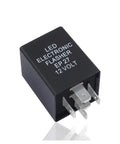 5-Pin LED Turn Signal Flasher Relay To Stop Hyper Flashing EP27 EP27N FL27 EC15 Replacement For Running Lights And Turn Signals