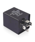 5 Pin LED Flasher Relay For Hyper Flash Fix Plug And Play No Fuss Install Durable ABS Housing With Copper Coil For Fast Response
