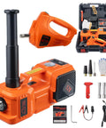 5-Ton Electric Car Jack Kit With Hydraulic Lift, Tire Inflator, And Impact Wrench, Heavy Duty 12V Floor Jack with accessories