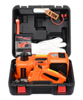 All In One 5 Ton Electric Car Jack Kit With 12V Portable Hydraulic Floor Jack Impact Wrench Tire Inflator Pump And LED Light