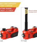 5 In 1 Electric Hydraulic Car Jack Kit With 12V Floor Jack Impact Wrench Tire Inflator Pump And LED Light for SUV and sedan tire change