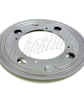 352 lbs Capacity 5.5" Lazy Susan Bearing 23/64" Thick Turntable Bearing with a circular steel design and white zinc plating.