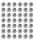 Set Of Fifty Five Millimeter 304 Stainless Steel Solid Bearing Balls For DIY Projects And Precision Machinery And Bearings Rustproof And Low Temperature Strength Durable G100 Grade