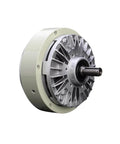 Side view of Magnetic Particle Brake 50 Nm 5 Kg Industrial Torque Brake for machinery, showcasing its durable metal housing