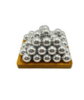 50 Counts 0.61 Cal Kinetic Projectiles Can Be Used for Target Practice and Home Defense, .61 Caliber Aluminum Self Defense Balls Compatible with Byrna CL