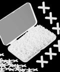 500 Piece Wide Tile Spacers And Levelers Set For Ceramic Tile And Stone Installation One Eighth Inch Thick Cross Spacers