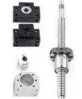 500mm SFU1605 Ball Screw Kit with Metal Ball Nut, Ball Nut Housing, BK BF End Supports, Coupler, 16mm Diameter, 5mm Lead