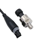 Built Tough 500 Psi 1/8 NPT Pressure Transducer Sensor with cable, stainless steel body for automotive and marine use