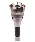 Heavy Duty 50mm Cutting Diameter 45 Degree 4 Flute Indexable CNC Face End Mill Shell Cutter KM12 50-22-4T With 0.87In Bore R8 FMB22 Arbor 7/16-20