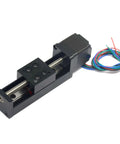 50mm Effective Travel Length Mini Linear Rail Guide Lead Screw T6x1 with NEMA11 Stepper Motor, compact CNC router part