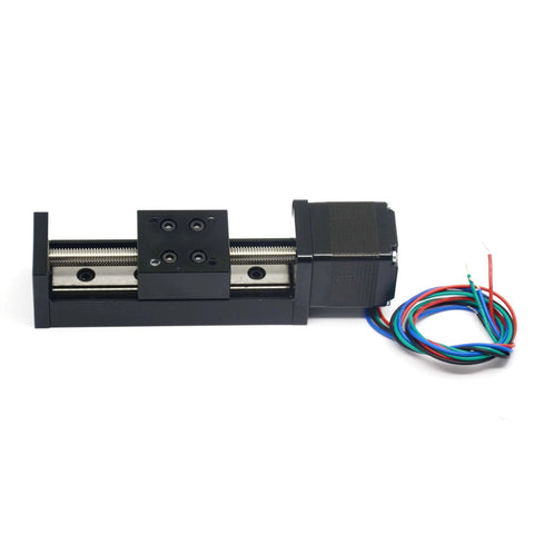 50mm Effective Travel Length Mini Linear Rail Guide Lead Screw T6x1 with NEMA11 Stepper Motor for DIY/CNC Router Parts X Y Z Linear Stage Actuator