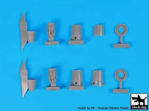 Viking Twin Engine Resin Set For Hasegawa One Seventy Two Aircraft Model Kit Upgrade With Realistic Detailing High Quality Parts
