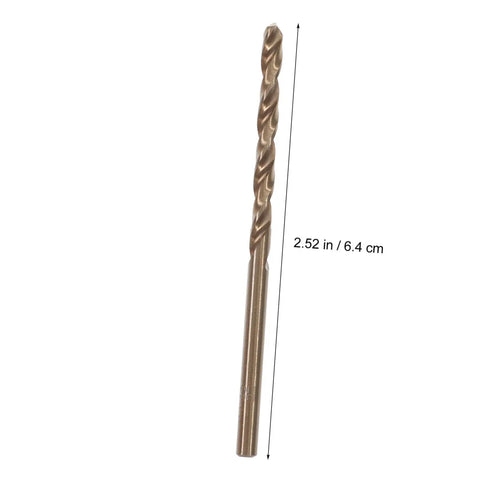 Hardcore 10pc Cobalt Steel Drill Bit Kit Built For Tough Jobs With Precision Angled Inserts To Shred Cast Iron And Stainless Steel Like Butter Without Breaking A Sweat On Any Metal Job Today. 2.52 in cobalt drill bit