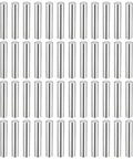 72 Pack 3 Mm Hardened Bearing Steel Alignment Pins, Precision Ground Cylindrical Dowel Pins For Engineering And Machinery, displayed in rows.