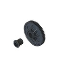 55T 0.8 Mod Spur Gear for RC Cars, beefy durability, precision teeth, tough molded composite construction, ARA311112 compatibility.