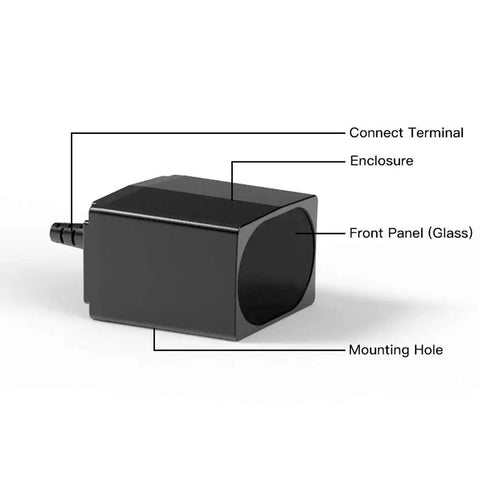 TF03-180 Industrial High-Speed Lidar Sensor 180m Long Range Outdoor Distance Finder with labeled parts