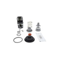 Repair Kit For 975XL3 Reduced Pressure Backflow Preventer Half To Two Inch DIY Friendly Easy Install Complete Internal Parts With Relief Valve Cover Screws Cup Seal O Ring OEM Quality Replacement, parts laid out