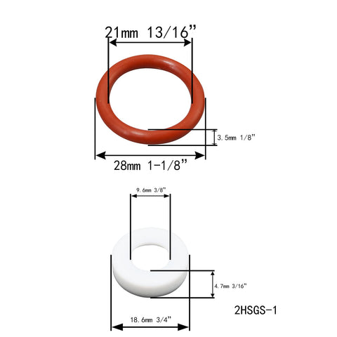 Pro-Grade TIG Welding Torch Spare Parts Kit With Wedge Collet Bodies Quartz Nozzles And Clear Glass Cups For SR WP 9 20 Series sizing details