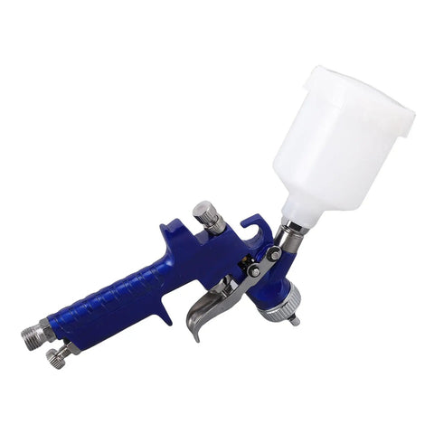 Level Up Your Garage Projects With This Heavy Duty Gravity Feed Hvp Paint Sprayer Featuring A 1.0mm Brass Tip Adjustable Air Spray Gun.