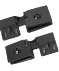 Heavy Duty Frameless Glass Door Hinges For 6mm Cabinets Showers And Bookshelves With TPE Washers Rustproof Galvanized Alloy