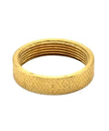 Top Shelf 5/16 Inch Brass Router Template Guide With Dead On Lock Nut Grip Replaces Oem 42054 round brass nut with textured grip.