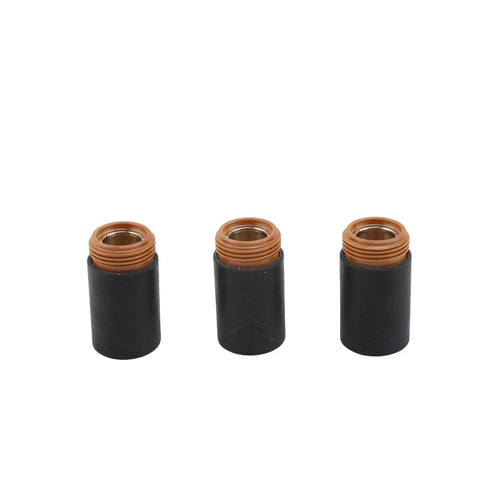 Three Pack 220854 Plasma Retaining Cap For 45XP 65 85 105 Plasma Cutting Torches Copper Construction Heavy Duty Durable