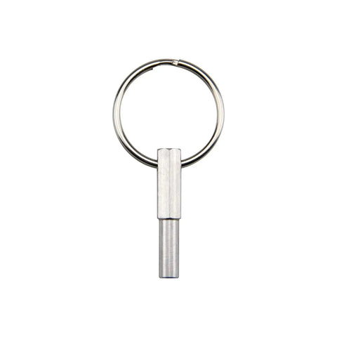 Open Security Oval Head Screw Repair Tool Key Fits Jura Capresso Impressa Cafamosa Krups Nespresso Coffee Machines Quarter Inch Bit 6.35mm Precision Machined Stainless Steel DIY Friendly Pro Grade, stainless steel ring key