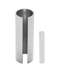 Heavy Duty 7/8 To 1 Inch Crankshaft Adapter Sleeve Aluminum Taper Converter with stepped key gears, showing tapered sleeve and key.