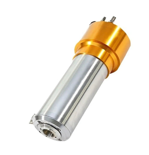 Industrial Grade Precision Engineered Water Cooled Spindle Motor 2.2KW 220V 24000 RPM ISO20 Taper with aluminum and steel construction.