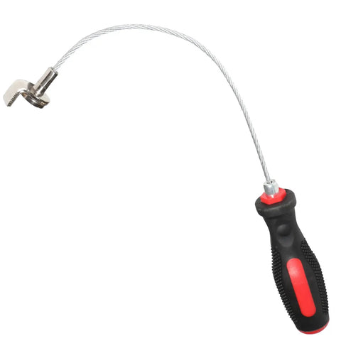 Magnetic Oil Drain Plug Remover Tool With Flexible Shaft 13 Inch Reach No Burn Oil Change Pickup Tool Wrench Style Sump Plug Remover For Hard To Reach Drain Plugs And Safer Smarter Automotive Maintenance