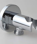 UMJIGF Chrome Thermostatic Shower System with Cold and Hot Water Wall Mounted Brass Shower Faucet outlet with smooth finish.