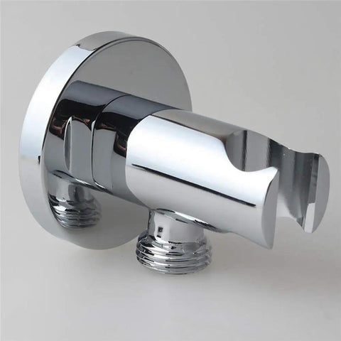 UMJIGF Chrome Thermostatic Shower System with Cold and Hot Water Wall Mounted Brass Shower Faucet outlet with smooth finish.