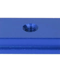 Four Pieces T Slot Nut Aluminum Alloy for 30 Series M6 Sliding Slot Nut Ideal for Woodworking Benches and Table Saws Tool Less Installation Easy Clip On Connect No Disassembly Needed Galvanized Blue Finish