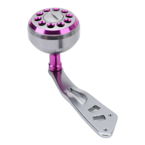 Lightweight Aluminum Alloy Fishing Reel Power Handle With Ergonomic Knob Grip And Full Frame Kit For Lew's Baitcasting Reels Purple Upgrade Your Gear Today, purple aluminum fishing reel handle with ergonomic knob
