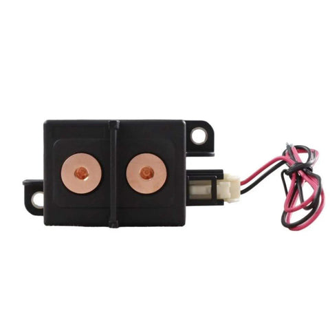 Heavy Duty High Voltage DC Contactor Built Tough With Ceramic Seals for 24V applications, featuring copper terminals and multi-wire harness.