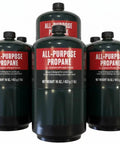 Pre-Filled 16 Oz Propane Cylinders For Camping Grab-And-Go 6 Pack Ready To Use Portable Steel Fuel Canisters For Outdoor Cooking
