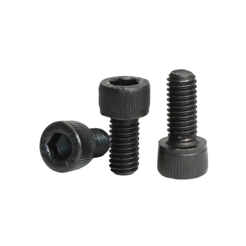 Hex Socket Cap Head Screws DIN 912 M6x25mm Black Oxide Grade Carbon Steel 20 Pack