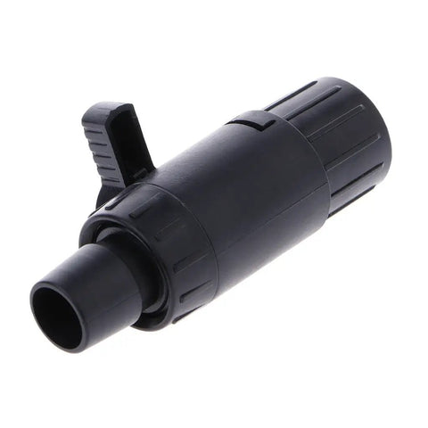 Awesome 16mm By 22mm Push To Connect Water Pipe Kit With Control Valve For Aquarium Filters And Hose Tubing That Makes Plumbing Super Easy And Fast. Black plastic aquarium hose valve for 16mm tubing