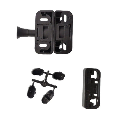 No Sweat Heavy Duty Magnetic Gate Latch Side Pull Compatible With Industrial Scissor Lift Replacement Part 1001140336 Black Ironclad Security Hardware Top Rated Build And Smooth Operation Guarantee