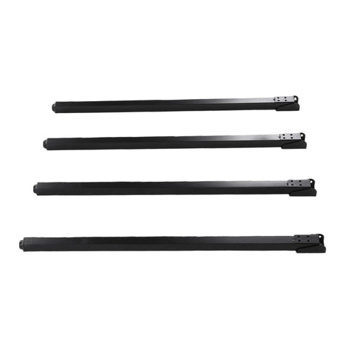 Heavy Duty Folding Table Legs 700mm Four Pack Self Locking with Multi Direction Mounting for RV Desks and Foldable Furniture