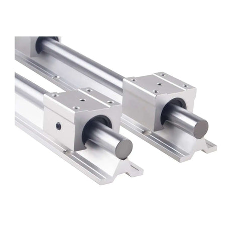 Slick High Precision SBR12 Linear Guide Rail Kit With 400MM Fully Supported Shafts And Smooth Bearing Blocks For CNC motion
