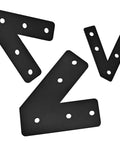 Six Piece 45 Degree L Brackets For Aluminum Profile Extrusion Corner Braces Joining Plates 2020 Series European Standard