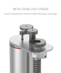 Beefed Up Electric Linear Actuator 150mm Stroke gears detail showing metal gear components and structure.
