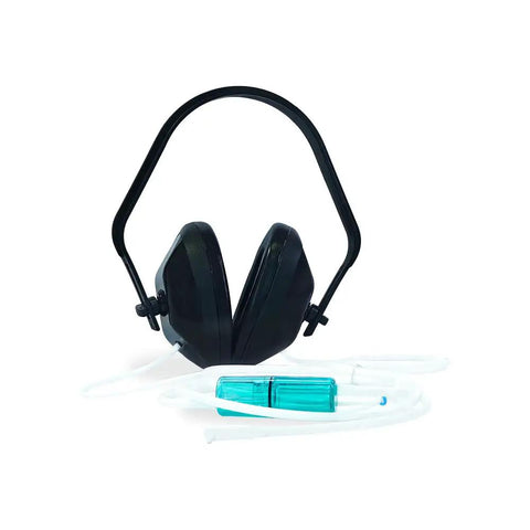 Hydrogen Inhalation Ear Mask Black Comfy Fit For Tinnitus Relief And Wellness Support At Home Use H2 Therapy Accessory