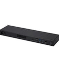 Smooth Operator Firewall Router With Intel Core I7 10710U Cranking Up To 4 7 Ghz on a sleek black metal chassis with ports.
