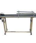 59 Inch By 7.8 Inch Flat Conveyor Belt With Stainless Steel Frame And PVC Belt 110V Power Adjustable Speed Industrial Drive