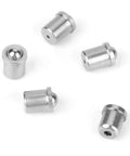 Badass 20 Pack Spring Ball Plungers Forged From Tough 304 Stainless Steel For Rock Solid Positioning And Snug Detent Locks No Sweat Push Fit Mounting Hardware For Your Next Gear Head Build 4Mm X 5Mm showing five 4mm x 5mm stainless steel plunger inserts.